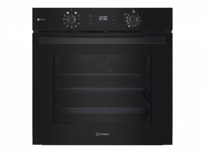 Whirlpool IO K58HS B Oven, Built-in, Electric, Width 55.1 cm, Self cleaning, Black | INDESIT
