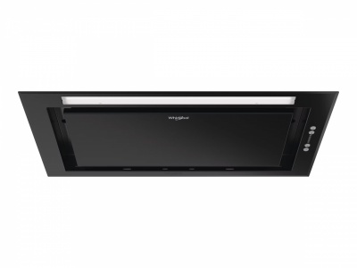 Whirlpool WCT3 63F LTK Hood, Built-in, Width 51.4 cm, B, Max 430 m³/h, LED, Black