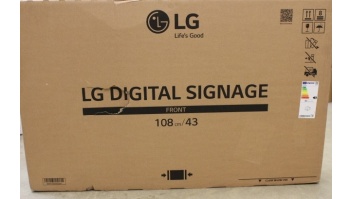 SALE OUT. LG 43UH5N-M 43“ 3840x2160/m2/16:9/8ms/HDMI | LG 43UH5N-M | 43 " | Landscape/Portrait | 24/7 | webOS | Wi-Fi | DAMAGED PACKAGING | 500 cd/m² | 8 ms | 178 ° | 178 °