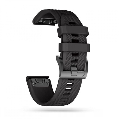 Tech-Protect watch strap Smooth Garmin Fenix 3/5X/3HR/5X Plus/6X/6X Pro, black