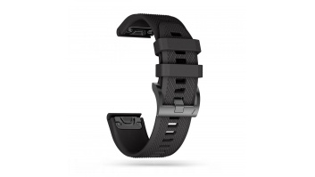 Tech-Protect watch strap Smooth Garmin Fenix 3/5X/3HR/5X Plus/6X/6X Pro, black