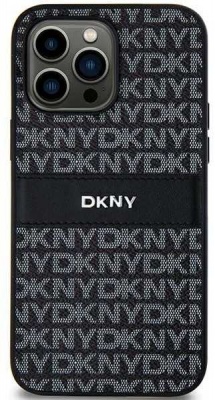 DKNY DKHCS24MPRTHSLK S24+ S926 black hardcase Leather Mono Stripe & Metal Logo | DKNY
