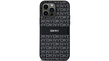DKNY DKHCS24MPRTHSLK S24+ S926 black hardcase Leather Mono Stripe & Metal Logo | DKNY
