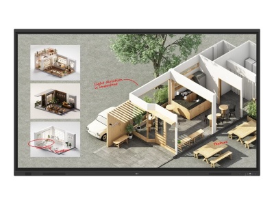 LG 86TR3DQ-B 86" IPS UHD 3840 x 2160 /400cd/m2/8ms HDMI, VGA, Audioin, USB