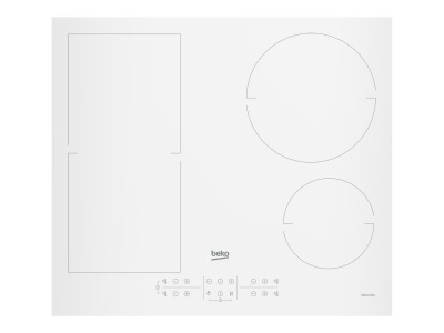 Beko HII64200FMTW Hob, Induction, Width 58cm, 4 cooking zones, Touch control, White | BEKO