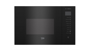 Beko BMGB25353B Microwave oven with Grill, Built-in, Capacity 25 L, Microwave Power 900 W, Touch display, Black