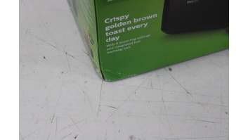 SALE OUT. PHILIPS HD2582/90 Toaster, 900 W, 2 slices, Black | Philips Daily collection toaster | HD2582/90 | Power 900 W | Number of slots 2 | Housing material Plastic | Black | DAMAGED PACKAGING, SCRATCHED