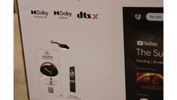 SALE OUT. Sharp 43GR8265E 43” (108cm) 4K Ultra HD QLED Smart Google Frameless TV, 144Hz, Dolby Vision IQ, Dolby Atmos, Harman/Kardon | Sharp | 43GR8265E | 43" | Smart TV | Google TV | 4K Ultra HD | DAMAGED PACKAGING