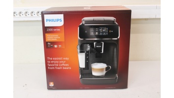 SALE OUT. Philips EP2331/10 Fully automatic Coffee maker, Black | Philips | Coffee maker | EP2331/10 | Pump pressure 15 bar | Built-in milk frother | Automatic | 1500 W | Black | DAMAGED PACKAGING