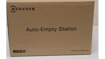 SALE OUT. Ecovacs Auto-Empty Station in White for OZMO T8 Series and N8/T9 Series incl. 2 dust bags | Ecovacs | Auto-Empty Station | White | DAMAGED PACKAGING