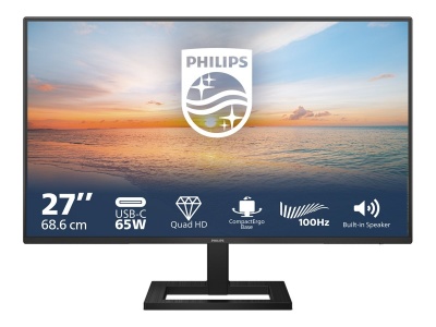 Philips | 27E1N1600AE/00 | 27 " | IPS | 16:9 | 100 Hz | 4 ms | 2560 x 1440 pixels | 350 cd/m² | HDMI ports quantity 1 | Warranty 36 month(s)