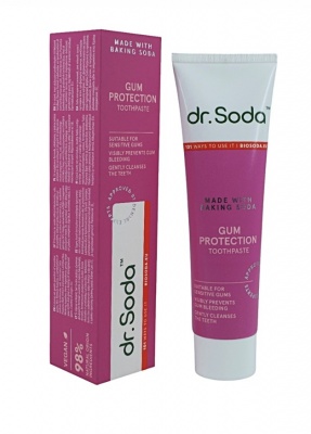 Soda | Toothpaste "Gum protection", 100 ml | dr. Soda