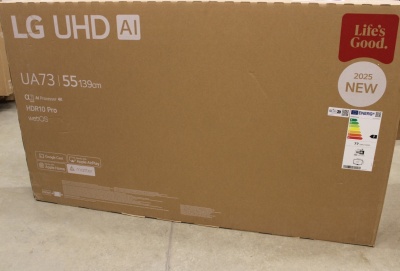 SALE OUT. LG 55UA73003LA 55" (140 cm) LED LCD TV | LG 55UA73003LA | 55 | Smart TV | webOS 25 | UHD | DAMAGED PACKAGING