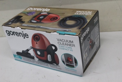 SALE OUT. Gorenje VCEB11CXRII Vacuum Cleaner, Bagged, Power 800 W, Dust Container 2 L, Working Radius 15 m, Red | Gorenje Vacuum cleaner | VCEB11CXRII | Bagged | Power 800 W | Dust capacity 2 L | Red | DAMAGED PACKAGING