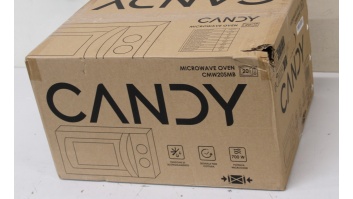 SALE OUT. Candy CMW20SMB Microwave oven, Freestanding, Capacity 20 L, 700 W, Black | Candy Microwave oven | CMW20SMB | Free standing | 20 L | 700 W | Black | DAMAGED PACKAGING, THE GAPS BETWEEN BODY AND THE DOOR DO NOT MATCH