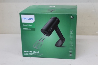 SALE OUT. Philips Mixer HR3781/10, 500 Series, Black, Hblend | Philips Mixer | HR3781/10 500 Series | Hand Mixer | 500 W | Number of speeds 5 | Turbo mode | Black | DAMAGED PACKAGING, SCRATCHES ON THE STORAGE BAKER