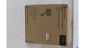 SALE OUT. Caso 01875 HOT 7 Turbo Hot water dispenser, Capacity 2.7 L, Black/Stainless Steel | Caso Turbo Hot Water Dispenser | Hot 7 | Water Dispenser | 2200-2600 W | 2.7 L | Plastic/Stainless Steel | Black/Stainless Steel | DAMAGED PACKAGING