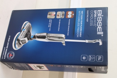 SALE OUT. Bissell SpinWave Cordless MultiFunctional Cleaner | Bissell Mop | SpinWave | Cordless operating | Washing function | Blue/Titanium | 18 V | DAMAGED PACKAGING