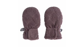 Lodger Mittens Folklore Fleece bērnu cimdiņi, Mauve, 0-12m