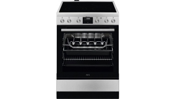 AEG 5000.sērijas SurroundCook stikla keramikas plīts, 59.6cm, nerūsējoša tērauda