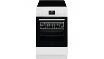 AEG keramiskā plīts, Steambake 6000. sērijas, balta