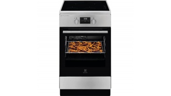 Electrolux elektriskā plīts ar elektrisko cepeškrāsni un indukcijas virsmu, 50cm (1. kopija)