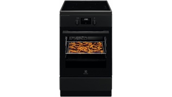 Electrolux elektriskā plīts ar elektrisko cepeškrāsni un indukcijas virsmu, 50cm