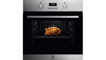 Electrolux cepeškrāsns, iebūv., 65l, tērauda ar pārklājumu pret pirkstu nospiedumiem