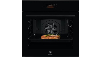 Electrolux cepeškrāsns ar riņķa sildelementu, iebūv., 72l, melna