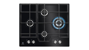 Electrolux stikla gāzes plīts virsma, iebūv., 60cm