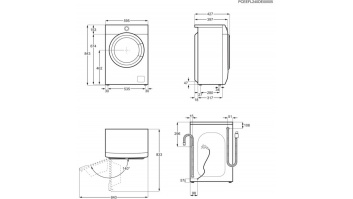 AEG 6000.sērija veļas mazgājamā mašīna, 6kg, balta