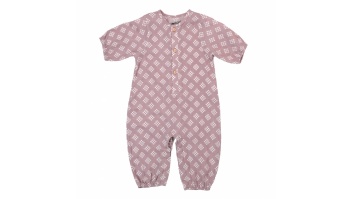 Lodger Jumper Tribe Muslin mazuļu rāpulis bez pēdiņām, Rose, 74 cm