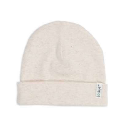 Lodger Beanie Melange bērnu cepurīte, Birch, 0-6 mēn.