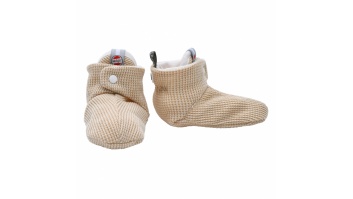 Lodger Slipper Ciumbelle kokvilnas čībiņas, 3-6m, Ivory