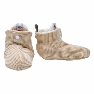 Lodger Slipper Ciumbelle kokvilnas čībiņas, 3-6m, Ivory
