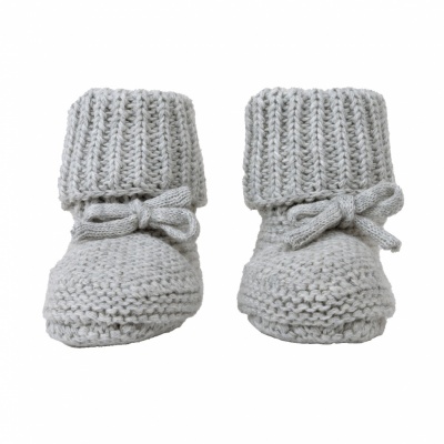 Lodger Slipper Knit čībiņas, Steel, 0-6m