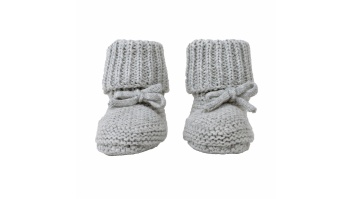 Lodger Slipper Knit čībiņas, Steel, 0-6m