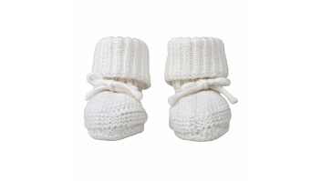 Lodger Slipper Knit čībiņas, Cloud Dancer, 0-6m