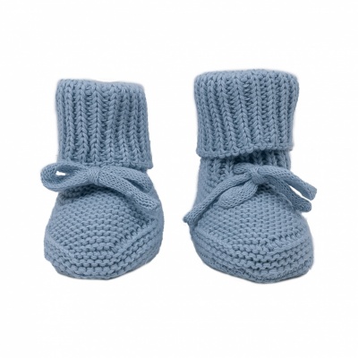 Lodger Slipper Knit čībiņas, Blue Fogg, 0-6m
