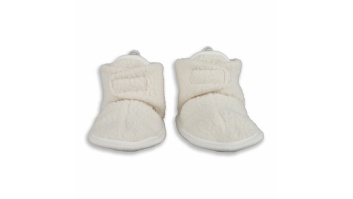 Lodger Slipper Teddy čībiņas, Cloud Dancer, 6-12m