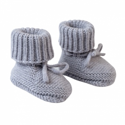 Lodger Slipper Folklore Merino vilnas čībiņas,Drizzle, 0-6m