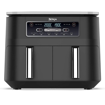 Ninja AF400EU Air fryer, Double, Black | NINJA