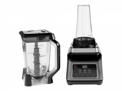 NINJA Mixer Blender 2in1 with Auto IQ | BN750EU | Tabletop | 1200 W | Jar material Plastic | Jar capacity 2.1+0.7 L | Ice crushing | Black/Silver