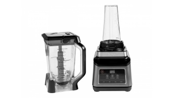 NINJA Mixer Blender 2in1 with Auto IQ | BN750EU | Tabletop | 1200 W | Jar material Plastic | Jar capacity 2.1+0.7 L | Ice crushing | Black/Silver