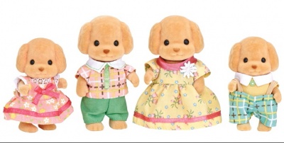Sylvanian Families | Poodle Family Toy Set