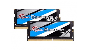 G.Skill Ripjaws - 32 GB - 2 x 16 GB - DDR4 - 2400 MHz - 260-pin SO-DIMM - Juodas,Mėlyna,Gold,Pilkas,Baltas