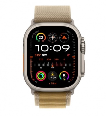 Apple Watch Ultra 2 | Smart watch | GPS (satellite) | Always-On Retina display | 49mm | Natural Titanium