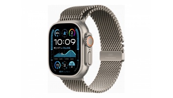 Apple Watch Ultra 2 GPS + Cellular 49mm Natural Titanium Case with Natural Titanium Milanese Loop - S