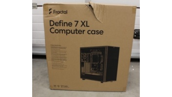 SALE OUT. Fractal Define 7 XL Black TG Dark Tint | Fractal Design | Define 7 XL TG Dark Tint | Side window | Black | E-ATX | DAMAGED PACKAGING | Power supply included No | ATX
