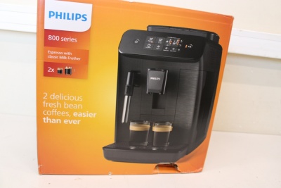 SALE OUT. Philips EP0820/00 Coffee maker, Black | Philips | Coffee Maker | EP0820/00 | Pump pressure 15 bar | Built-in milk frother | Fully Automatic | 1500 W | Black | DAMAGED PACKAGING